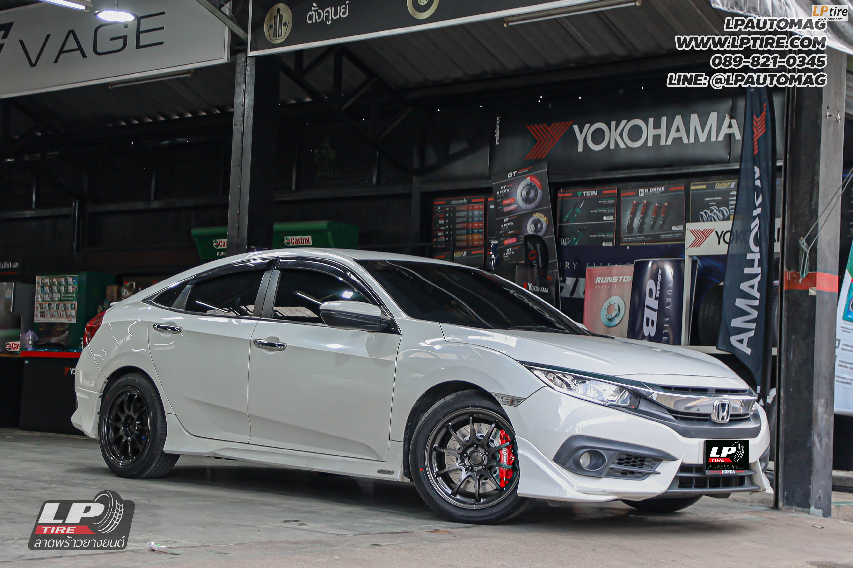 รถ - HONDA CIVIC ล้อแม็ก - NK Performance NK28N Flowforming DGM สเปค - 17x8.5 ET35 5x114.3
รัดยาง - ALLIANCE AL30 030Ex เบอร์ - 215/50-17 ชุดปั้มเบรค - AP RACING พร้อมปั้ม 4 พอต