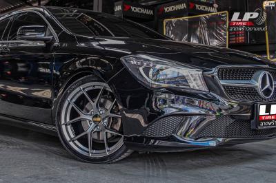 รถ - BENZ CLA 200 ล้อแม็ก - K-speed BBS FIR-604 คาบอนเกย์ ขอบ - 19x8 ET35 5x112-5x114.3 ยาง - KUMHO ECSTA PS71เบอร์ - 225/35-19