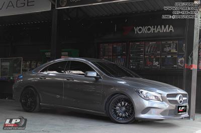 รถ - BENZ CLA 200 ล้อแม็ก - MGW MF-1202 ดำด้าน สเปค - 17x8 ET35 5x114.3-5x112 ยาง - ALLIANCE AL30 030Ex เบอร์ - 225/45-17