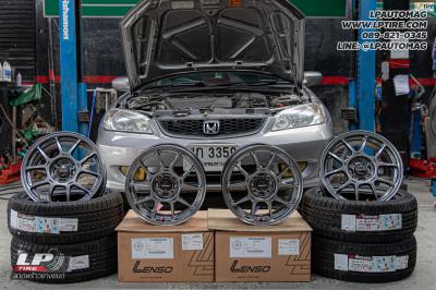 รถ - HONDA CIVIC ล้อแม็ก - LENSO VENOM V1N FlowForming HB สเปค - 15x7 ET35 4x100 ยาง - YOKOHAMA A-DRIVE AA01 เบอร์ - 195/55-15