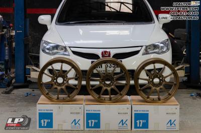 รถ - HONDA CIVIC ล้อแม็ก - NK Performance NK28N (ce28) Flowforming น้ำตาล สเปค - 17x8.5 ET35 5x114.3