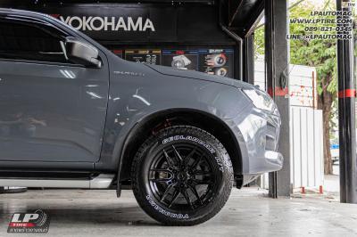 รถ - ISUZU D-MAX ล้อแม็ก - VAGE VF062 SUV ดำเงา สเปค- 18x9 ET15 6x139.7 ยาง - YOKOHAMA G015
เบอร์- 265/60-18