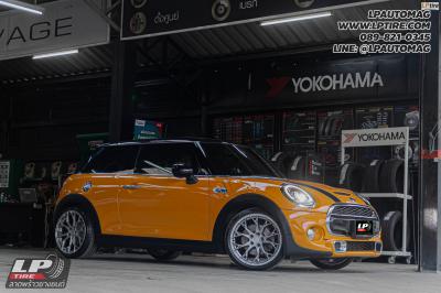 รถ - MINI COOPER ล้อแม็ก - VAGE VF03 SMOKE GREY สเปค - 18x8.5 ET35 5x112-5x114.3 ยาง - PIRELLI PZERO เบอร์ - 205/40R18