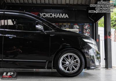 รถ - NISSAN ELGRAND ล้อแม็ก - SSW S163 ไฮเปอร์หน้าเงาขอบเงา สเปค - 18x8 ET42 5x114.3 ยาง - MICHELIN เบอร์- 235/60-18