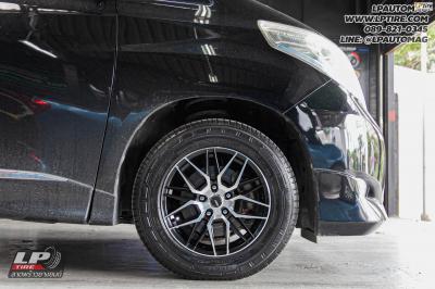 รถ - TOYOTA ALPHARD ล้อแม็ก - SSW S348 ดำหน้าเงา สเปค -16x7 ET35 5x114.3 ยาง - MICHELIN
เบอร์- 215/65 R16