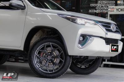 รถ - TOYOTA FORTUNER ล้อแม็ก - VAGE VFX01 SUV V-DARK สเปค- 20x9 ET15 6x139.7 ยาง - TOYO/OPEN COUNTRY AT3 เบอร์ - 265/55-20