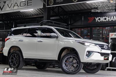 รถ - TOYOTA FORTUNER ล้อแม็ก - VAGE VFX01 SUV V-DARK สเปค- 20x9 ET15 6x139.7 ยาง - TOYO/OPEN COUNTRY AT3 เบอร์ - 265/55-20