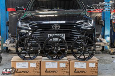 รถ - TOYOTA YARIS Ativ ล้อแม็ก - LENSO Jager Dyna ดำด้าน สเปค - 16x7 ET35 4x100
** สามารถใส่ยางเดิมได้เลย * *