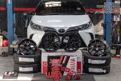 รถ - TOYOTA YARIS ล้อแม็ก - ORI WHEELS CHAPTER-4 FlowForming BLACK สเปค - 15x7 ET35 4x100
ยาง - ALLIANCE AL30 030Ex เบอร์- 195/55-15 สปริงโหลด - YSS Performance รุ่น Sport Series