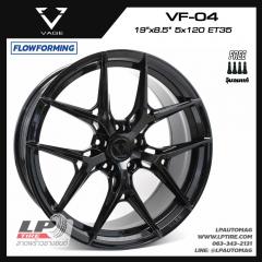 ล้อแม็ก VAGE Wheels รุ่น VF04 FlowForming9.5kg 19นิ้ว สีดำเงา