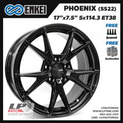 ล้อแม็กแท้ ENKEI รุ่น PHOENIX SS22 17นิ้ว สีดำเงา