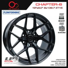 ล้อแม็ก ORI Wheels รุ่น CHAPTER-6 FlowForming 18นิ้ว สีBLACK FLAT