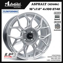 ล้อแม็ก Advanti รุ่น ASPHALT MD086 Flow Forming 6.2KG 16นิ้ว สีSilver